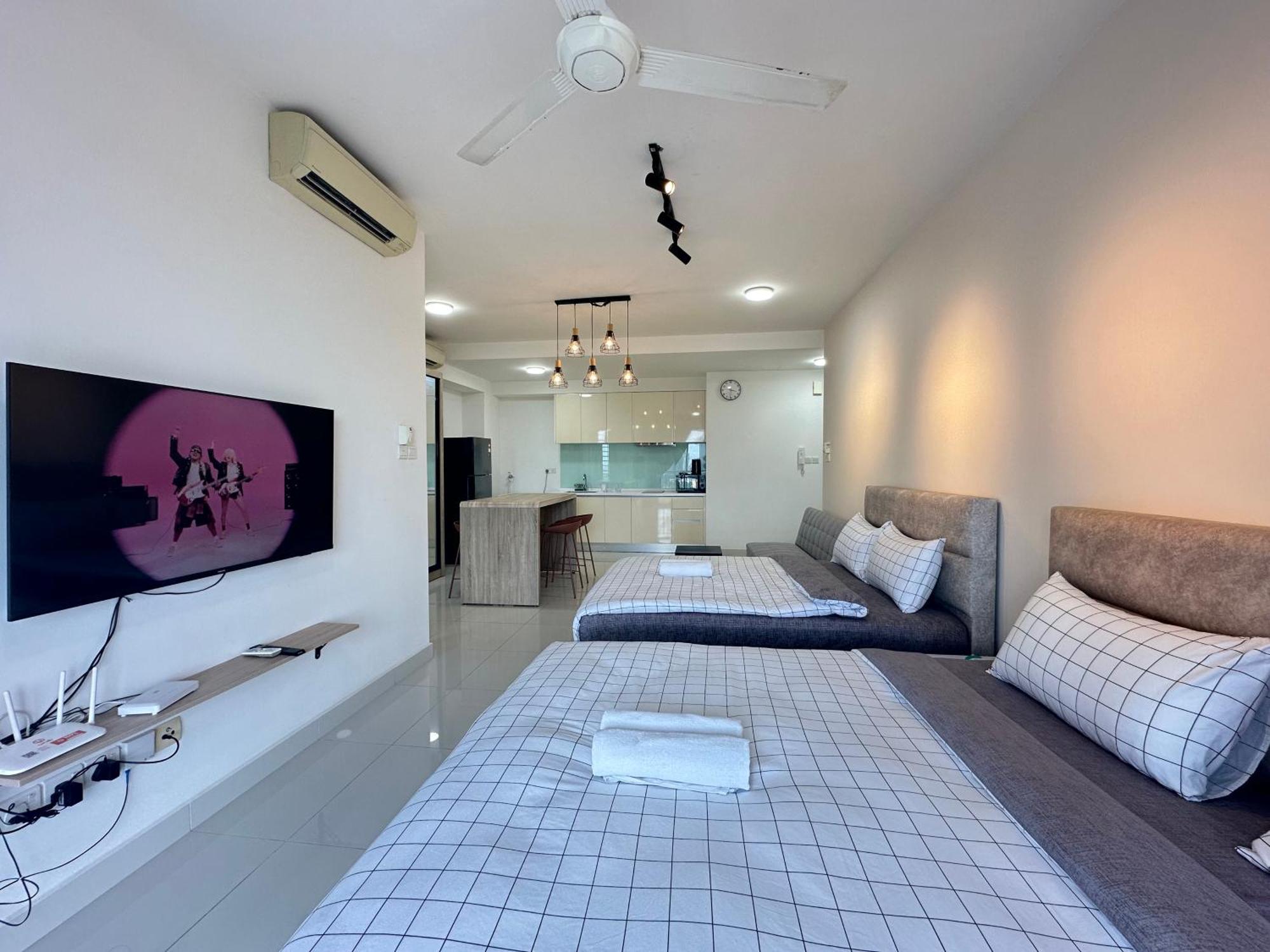 Teega Suites Puteriharbour By Wp Homestay جوهر بهرو الغرفة الصورة